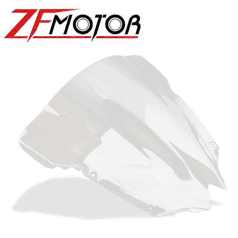 For Yamaha YZF600 R6 2008 2009 2010 2012 2013 2014 2015 2016 207 White Windshield WindScreen Double Bubble YZF 600 yzf r6