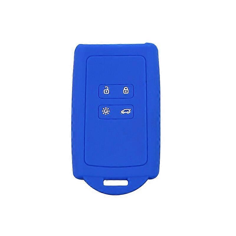 Silicone Car Key Case Cover Fit for Renault Koleos Kadjar 2016 2017 2018 2019 for Samsung QM5 QM6 Smart Key Shell Set Key Blanks