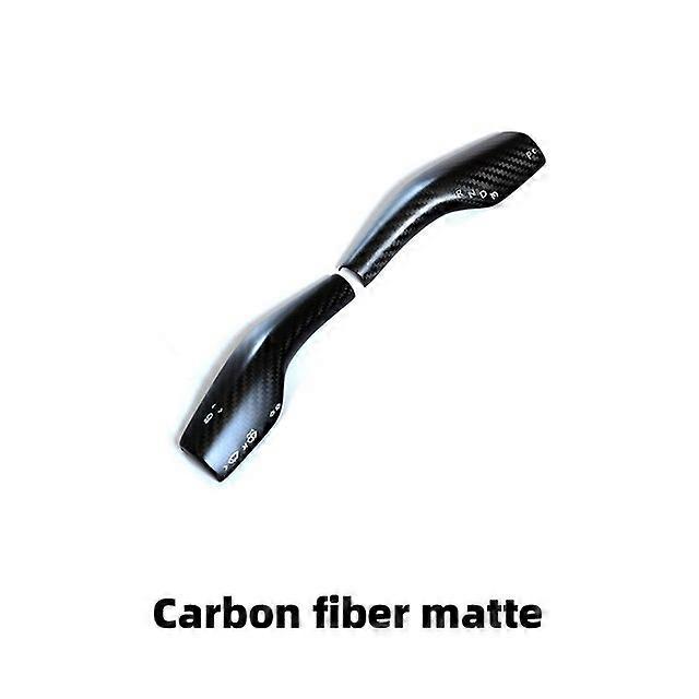 Column Shift Cover For TeslaModel 3/Y 2023 2022 Real Carbon Fiber 2pcs Protective Pick Cover Decorative Stickers Car Accessorie