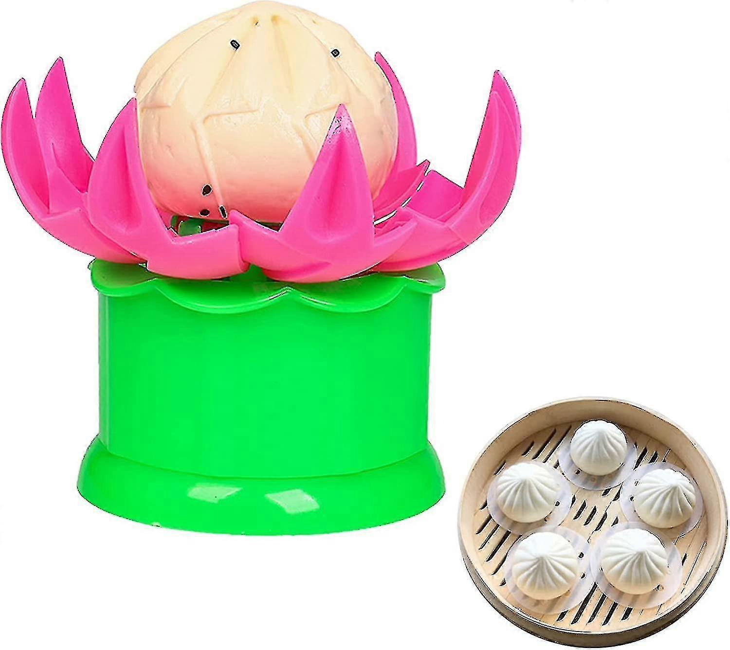 Baozi Maker, Bao Steamer Dumpling Maker Baozi Mold Steamed Stuffed Bun Making Mold Pastry Pie Steam Bun Mold