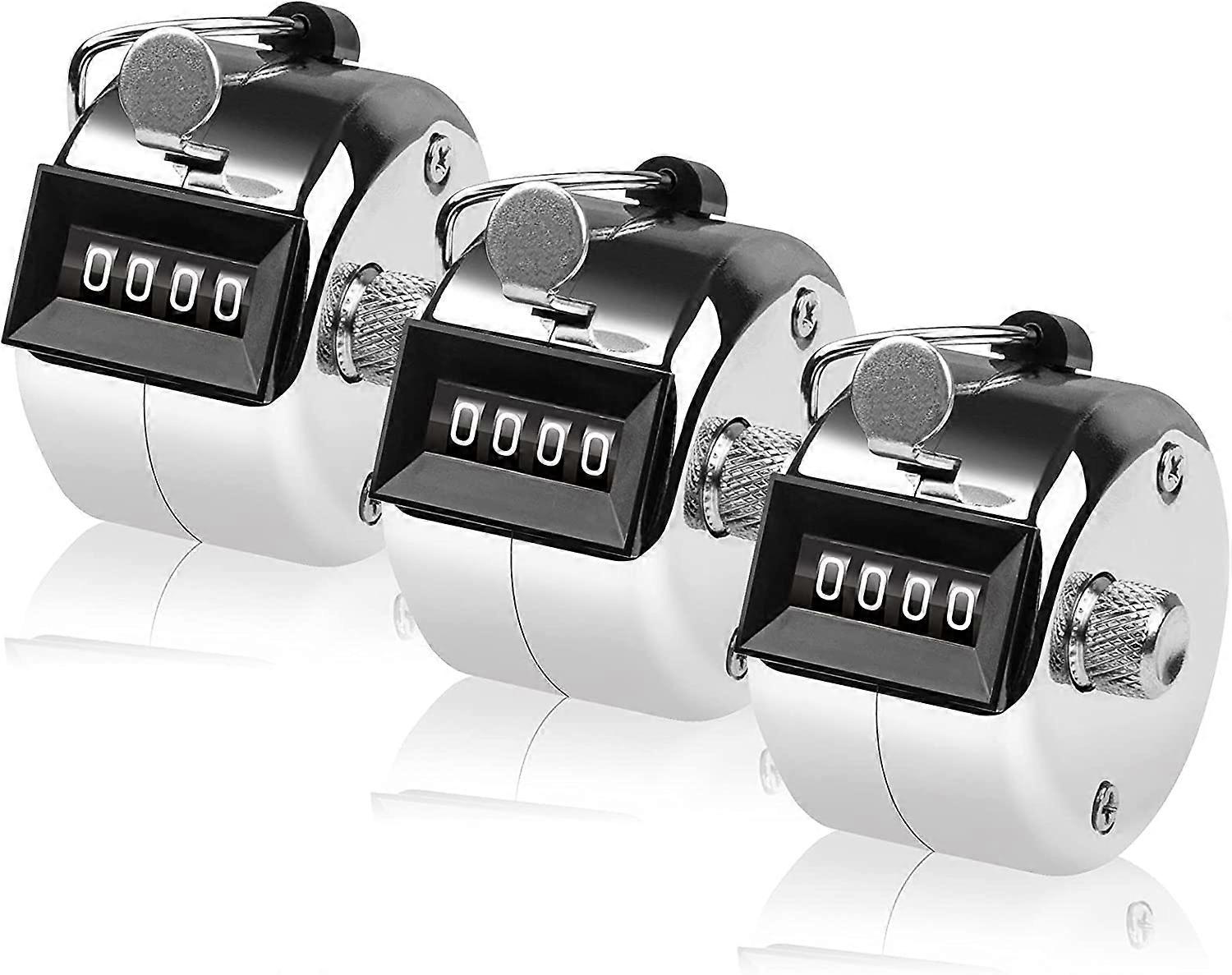 4 Digit Ratchet Counter - Manual Metal Counter - Click to Count