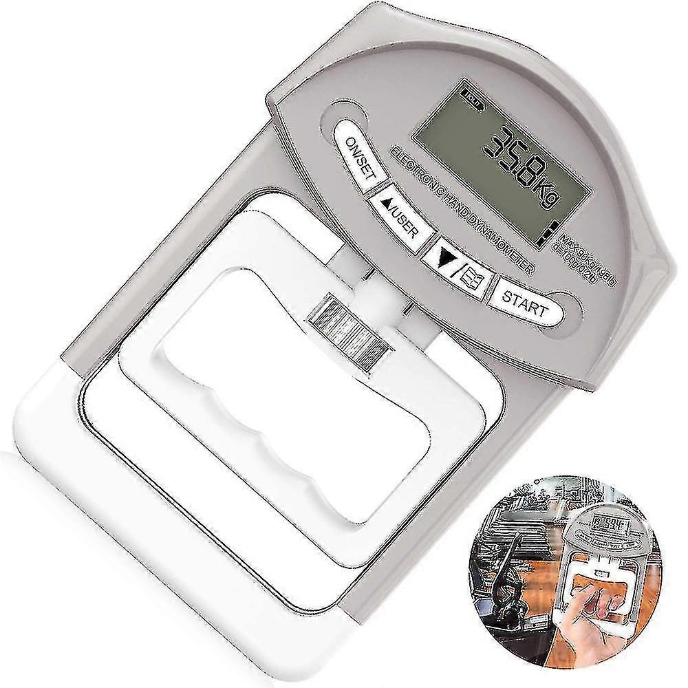 Digital Hand Dynamometer Grip Strength Measurement Meter Auto Capturing