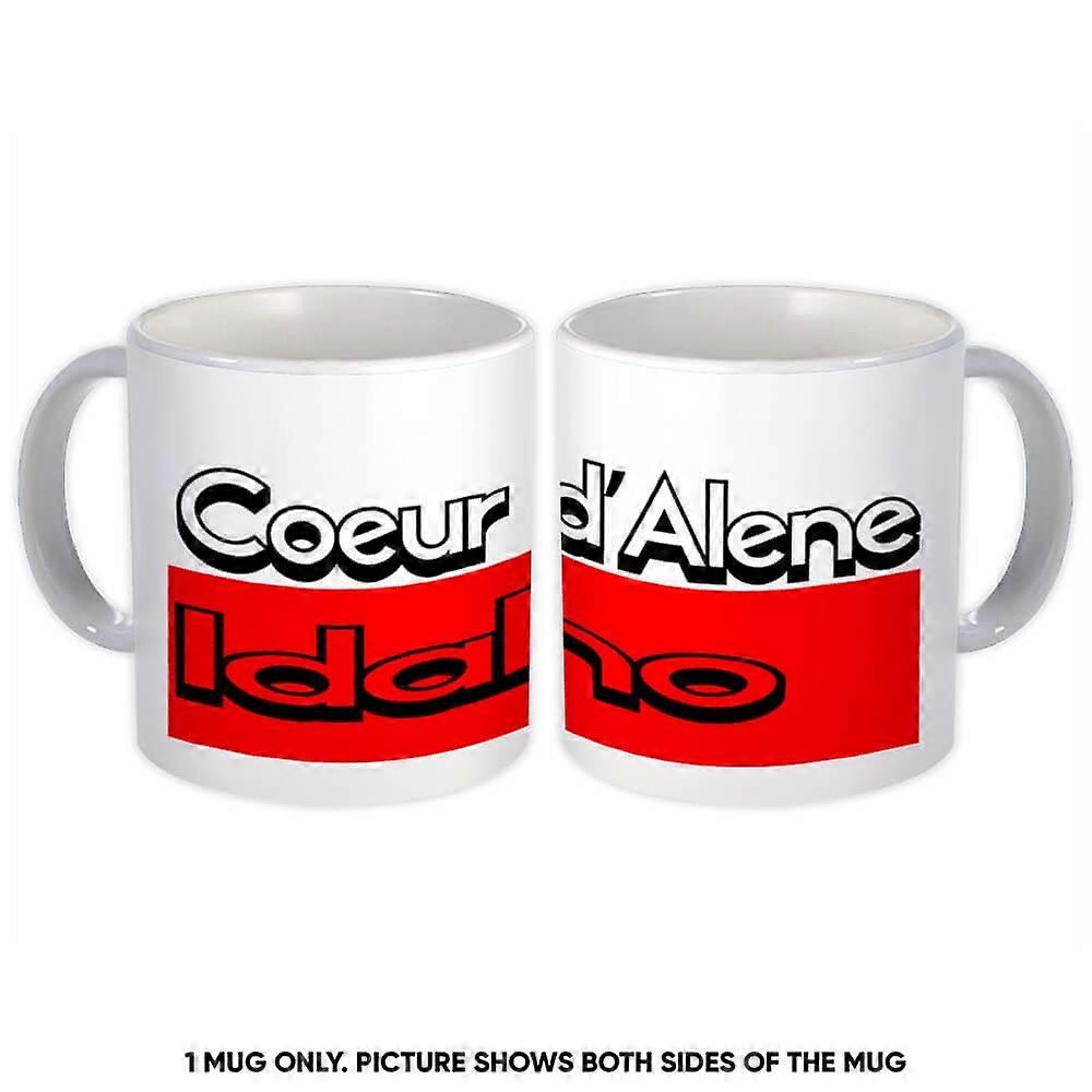 Gift Mug: Coeur dAlene Idaho Rectangle