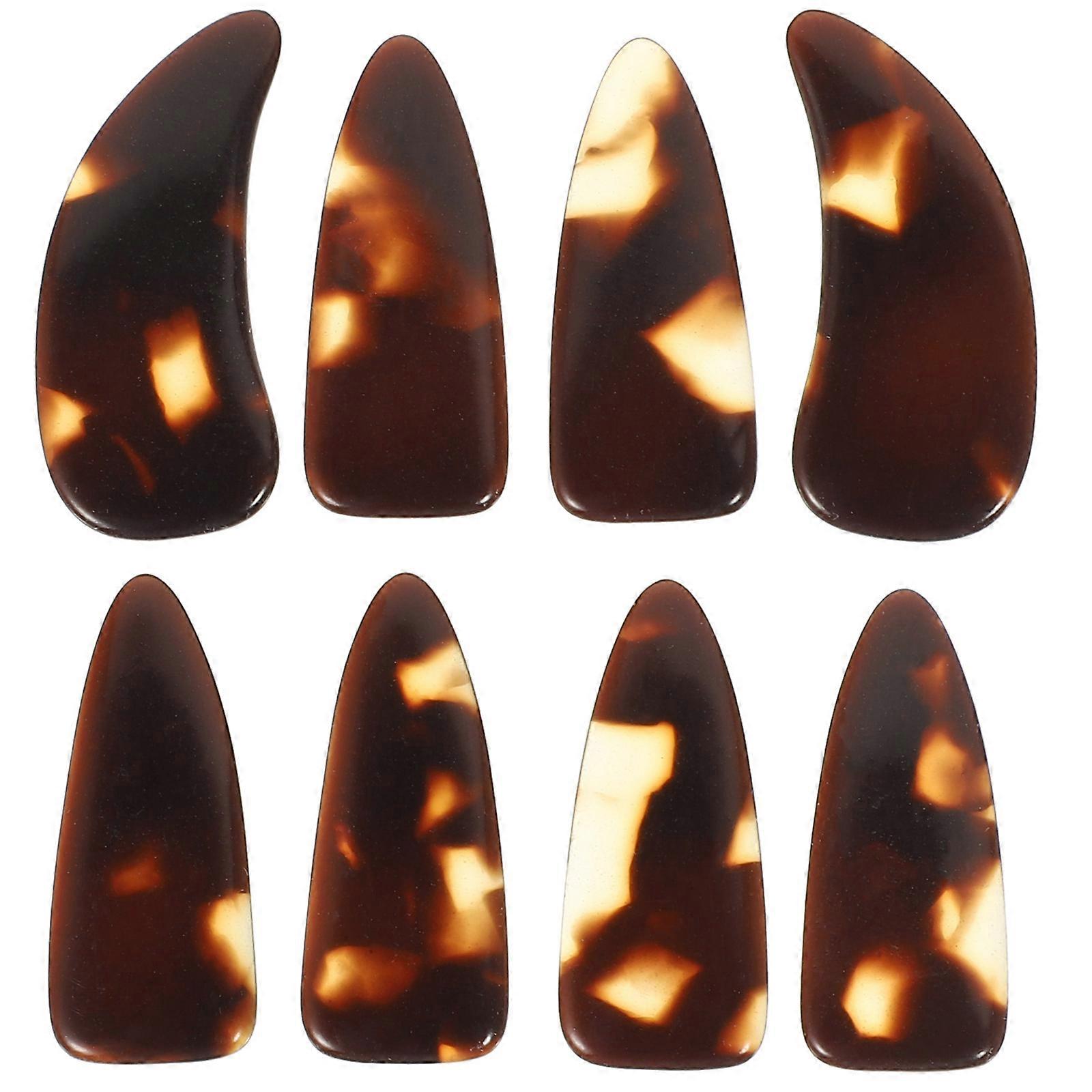 1 set Guzheng övningsnagelplockar Guzheng spelnagelskydd fingerplockar