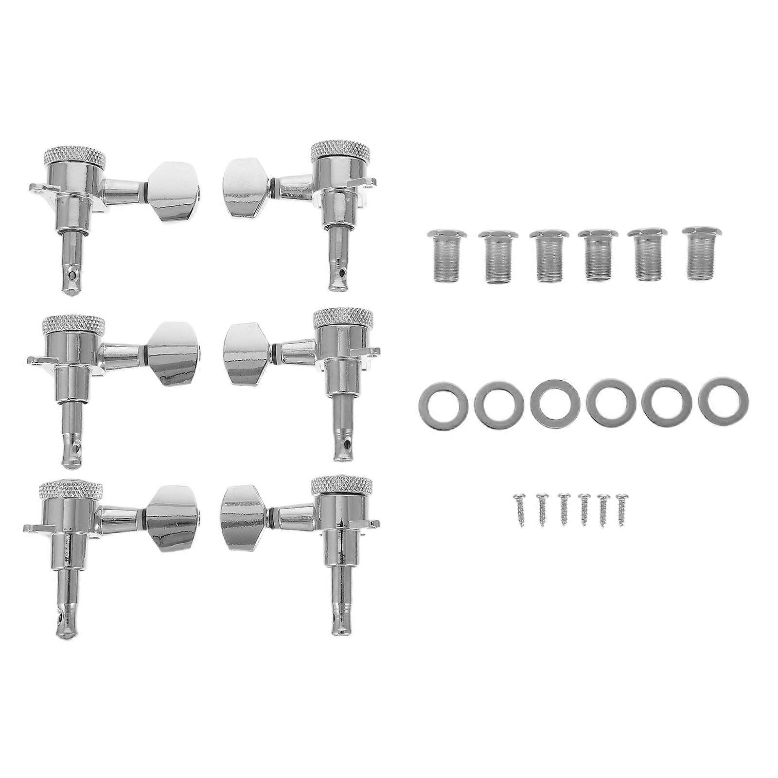 Elgitarr Knoppar Gitarr Tuning Peg Heads Gitarr Ersättningsdel Gitarr Tuning Keys Gitarrpinnar