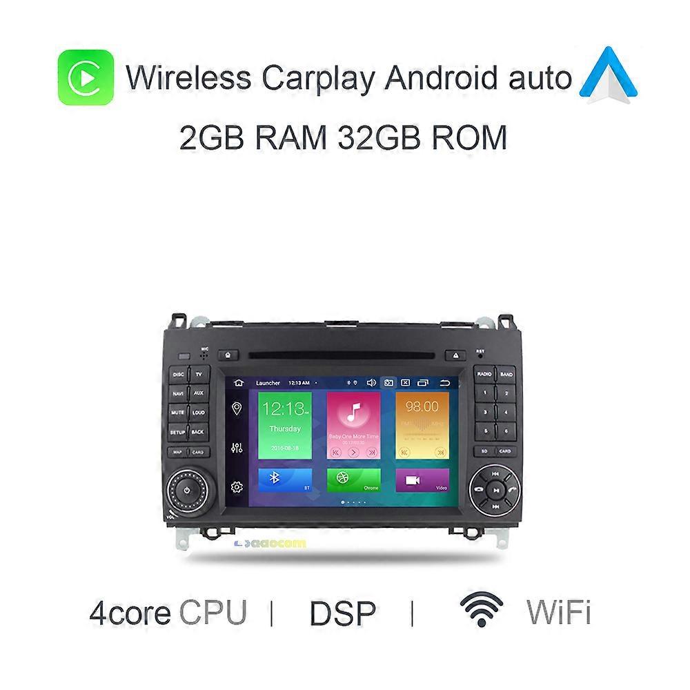 Carplay DSP LTE IPS Android 11 8G+128G 8Core Car DVD Player Radio GPS Bluetooth wifi For Benz W169 W245 Viano Vito Sprinter W209
