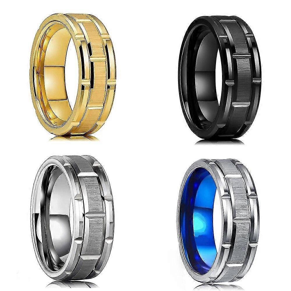 8mm حلقات كربيد التنجستن للرجال