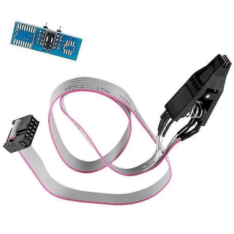Soic8 Sop8 Flash Chip Ic Test Clips Socket Adapter Programmer Bios/24/25/93 [XH]