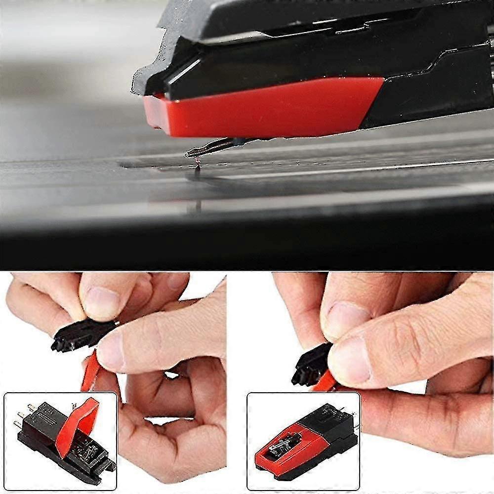 4 Pack Record Player Needle Turntable Stylus Replacement Turntable Phonograph Player