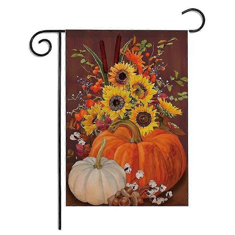 Burlap Vertical Double Sided,trick Or Treat Garden Flag Vertical Double Sided, Halloween-style 6