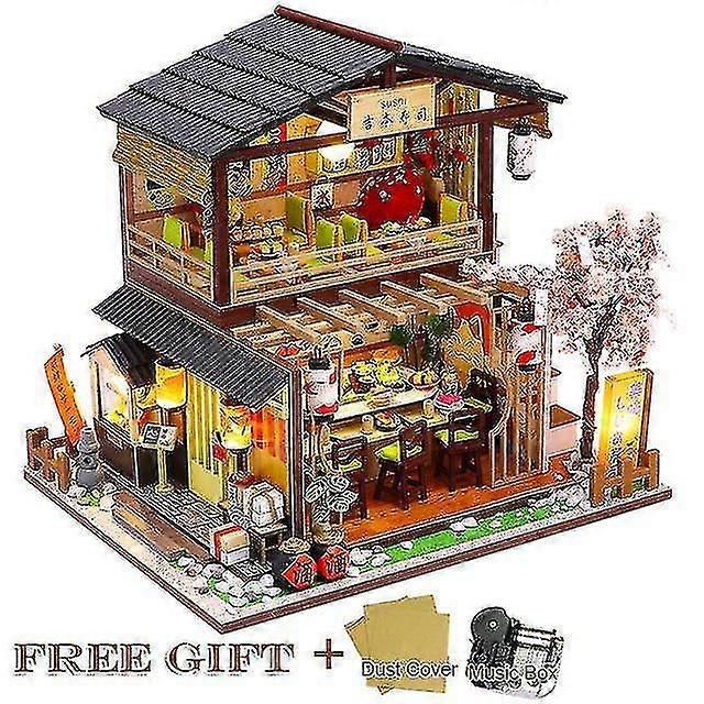 Naiwang Cutebee Diy Doll Kit Doll Furniture Kit Casa Music Led Toys For A68b