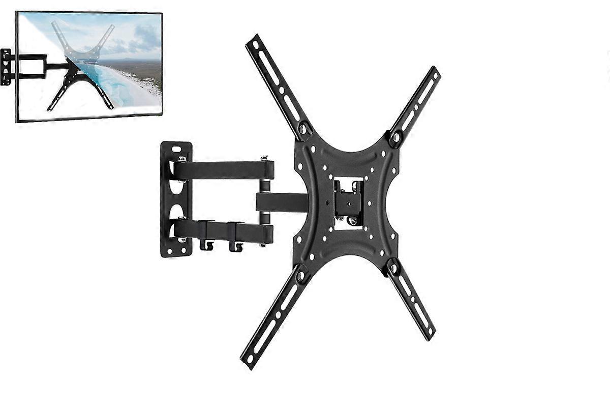 Full Motion TV Monitor Wall Mount Brackets with Swivel Articulating Extension Tilt Arm