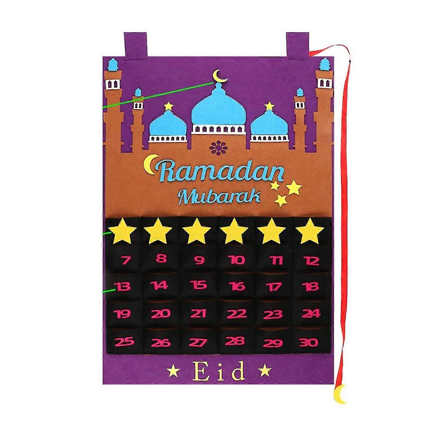 Dan Eid Mubarak Hanging Countdown Ad 2021 For Kids Eid Ram