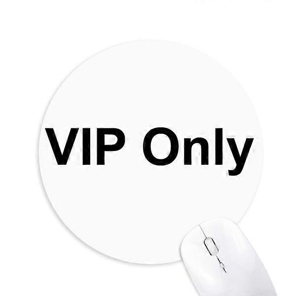 Vip Only Black Symbol Pattern Mouse Pad