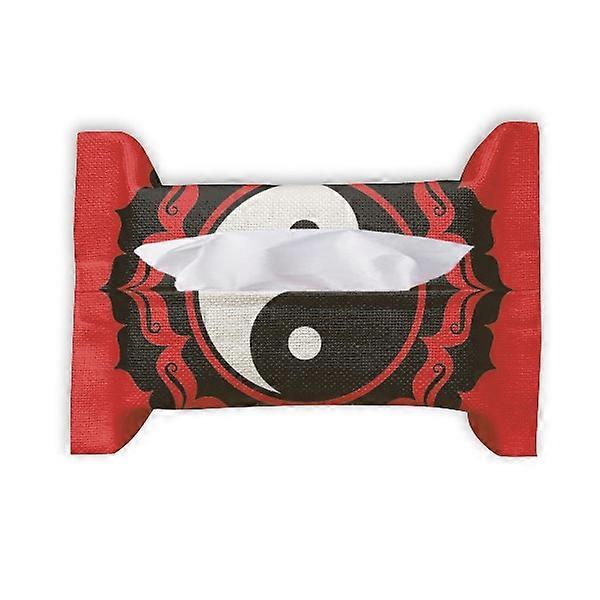 Çin Taichi Sekiz Diyagram Desen Kağıt Havlu Doku Torba Peçete Bumf