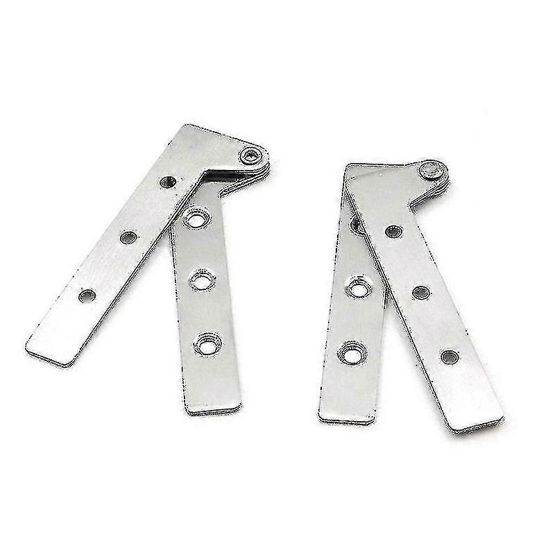 Set Of 2 Stainless Steel Concealed Door Pivot Hinges 360 Degree Swivel, 10cm Offset Knife Hinge, Concealed Pivot Hinge-yvan