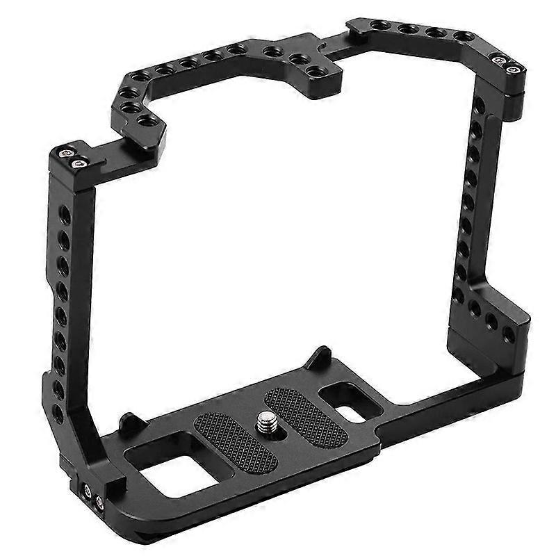 Full Cage for 90D/80D/70D Camera with Dual Cold Shoes Mount 1/4in Screw Hole Standard Camera Protective Frame