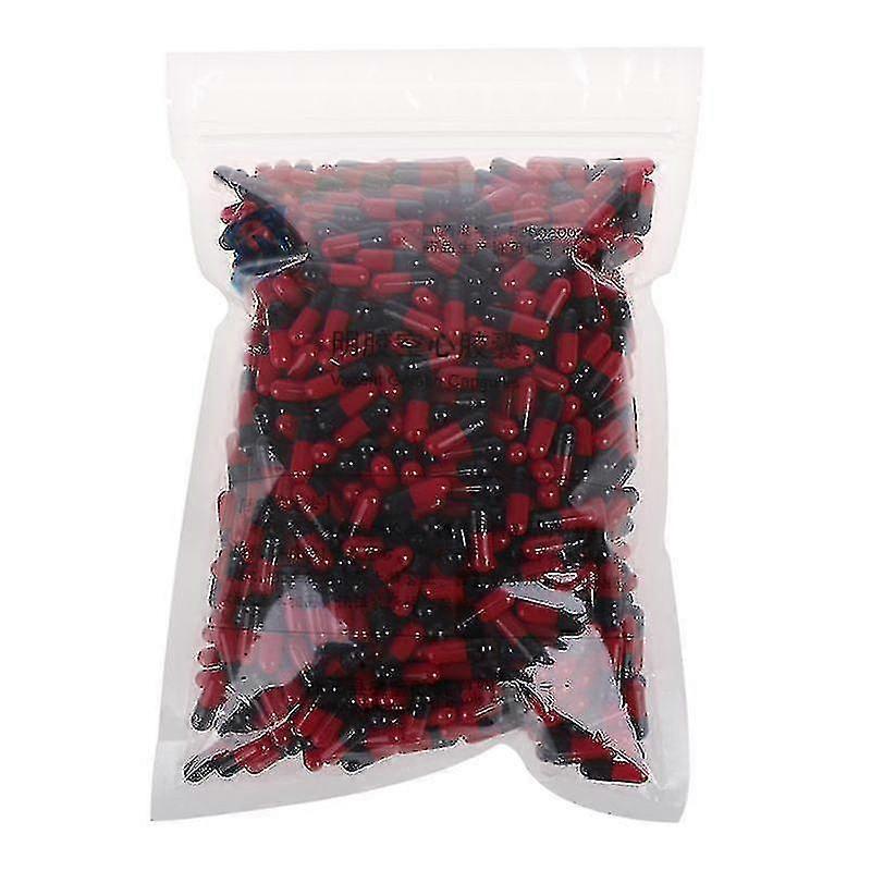 1000pcs Gelatin Empty Capsules Hollow Gelatin Capsules Empty Pill Capsule 0#