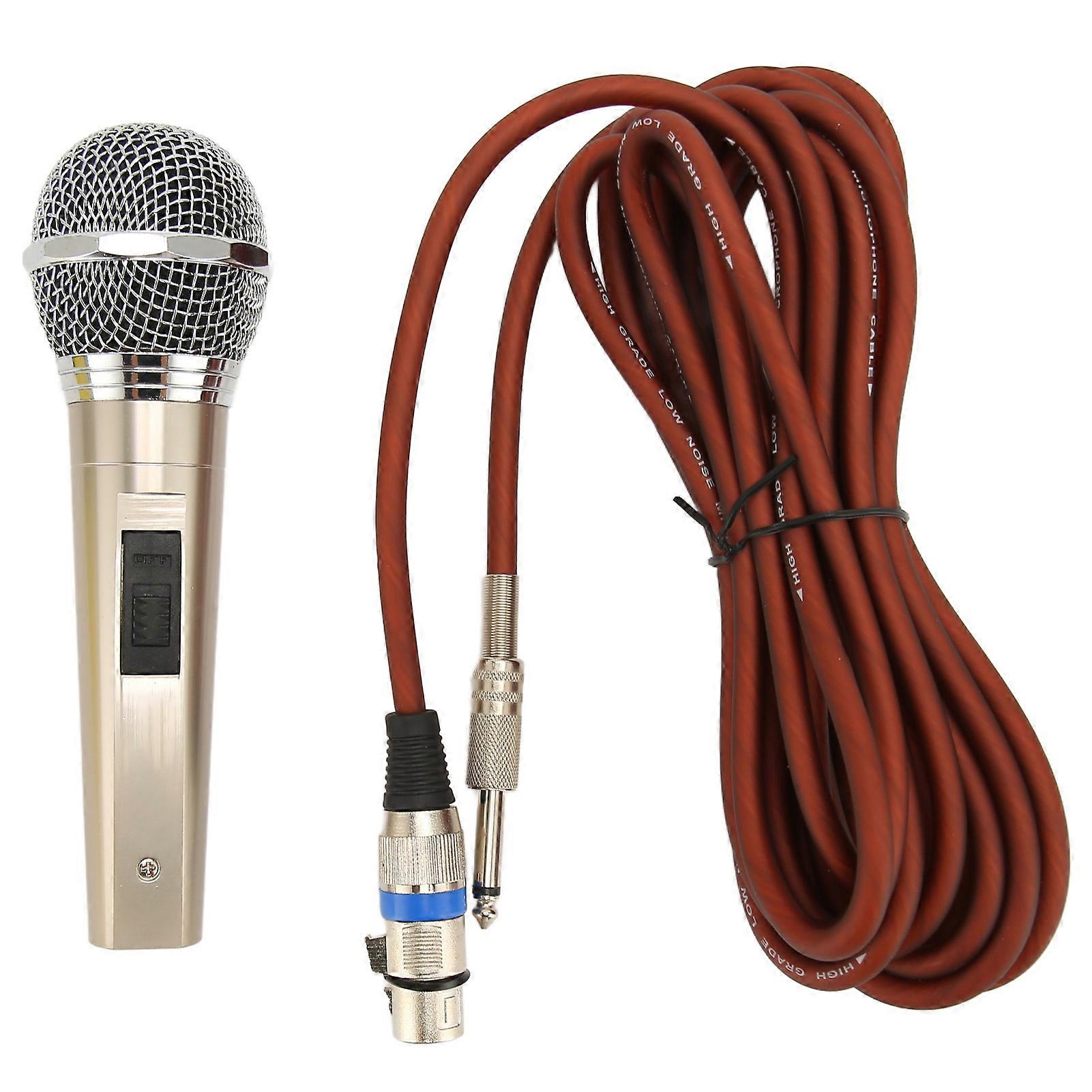 Professional 6.5mm Microphone with Noise Reduction for Live Performances