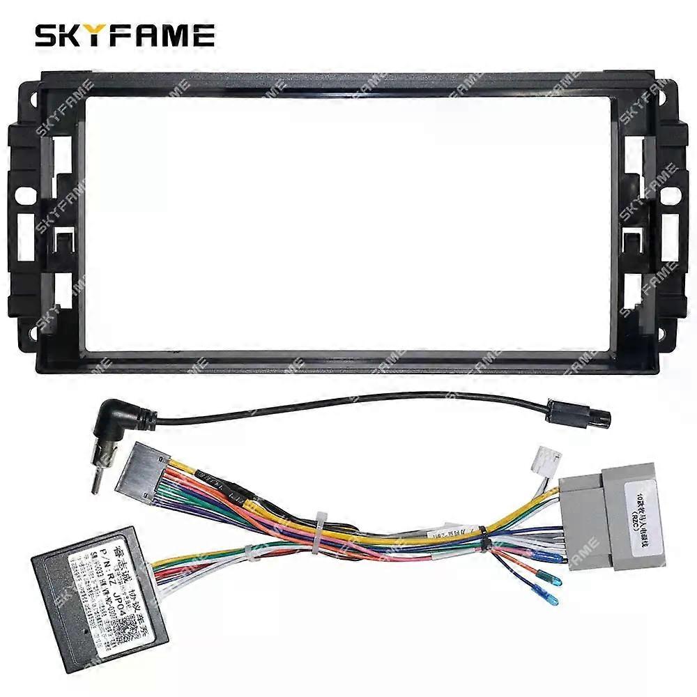 Applies to Car 12.3 Inch Frame Fascia Adapter Android Radio Dash Fitting Panel Kit For Jeep Wrangler Rubicon