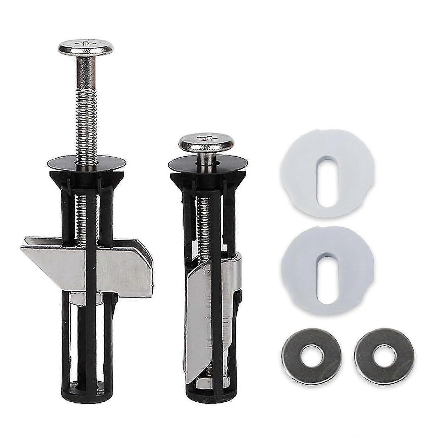 ברגים וברגים אוניברסליים למושב האסלה, תיקון מושב האסלה התאמת ציר שחרור מהיר, ערכת החלפת מושב אסלה התקנה קלה (2 יחידות) P202501101