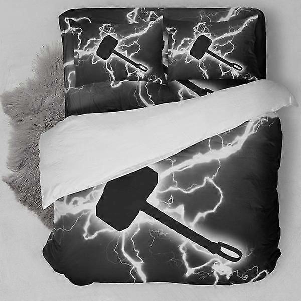 v693 Lençóis Thor Logo Conjunto de Cama Conjunto de Capa de Edredão Conjunto de Capa de Edredão PILLOWCASE3 Conjunto de Cama (1 Capa de Edredão + 2 Fronhas) y693