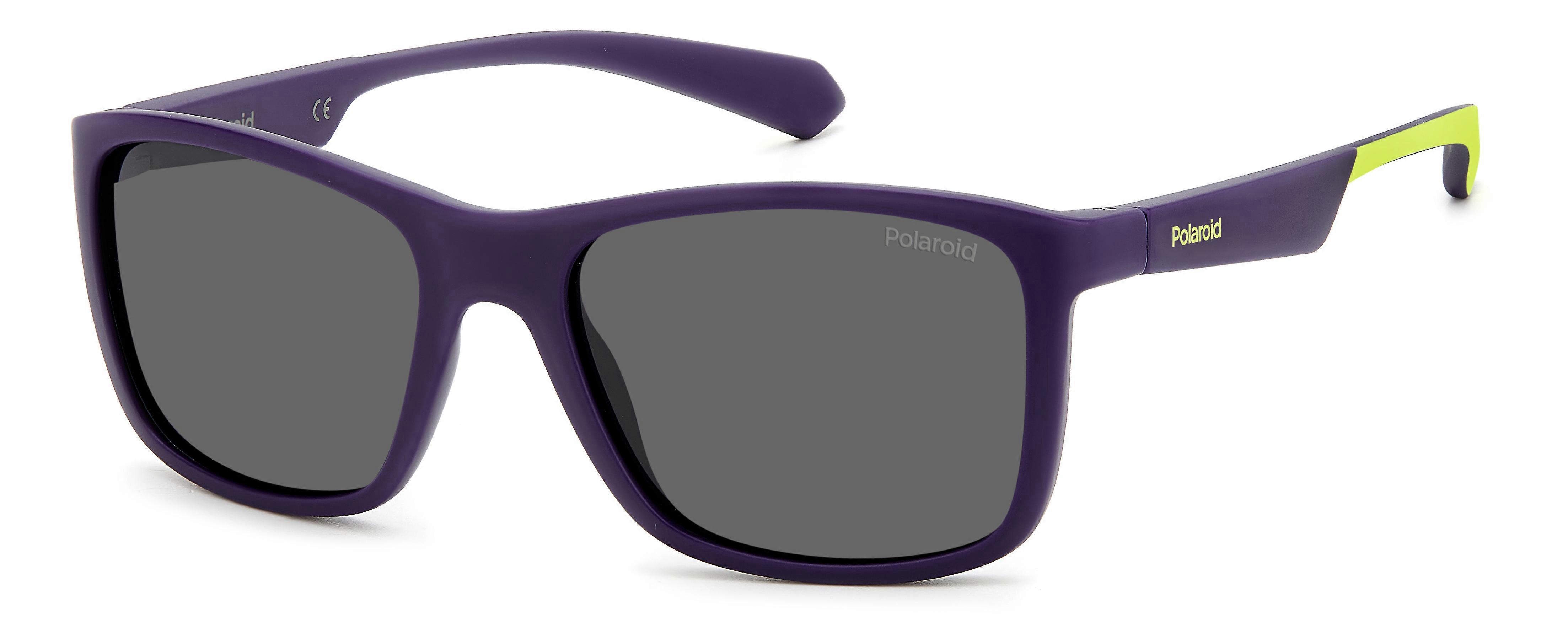 Sunglasses POLAROID KIDS PLD 8053/S 80Z MATTE BLUE GREEN 49/16/130 JUNIOR