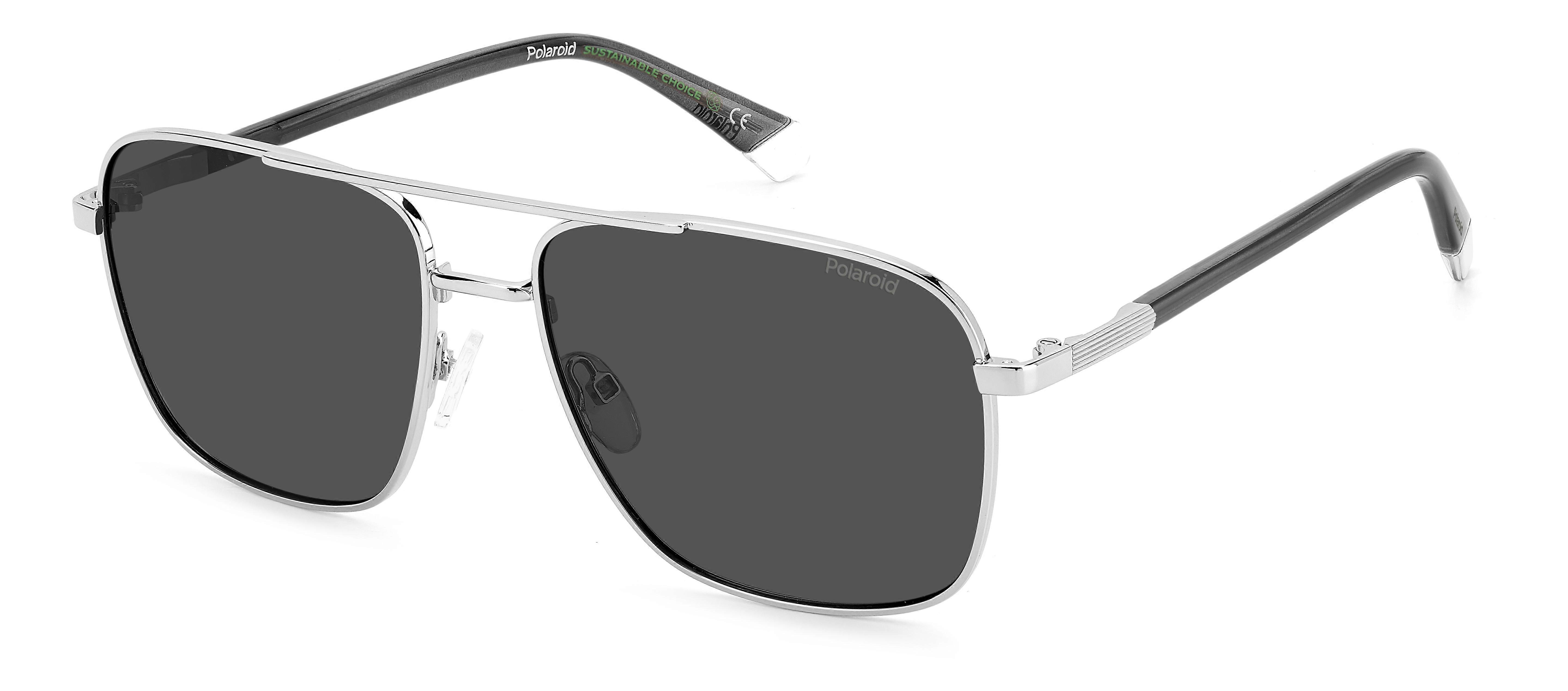 Okulary przeciwsłoneczne POLAROID PLD 4128/S/X 010 PALLADIUM 60/17/145 MAN