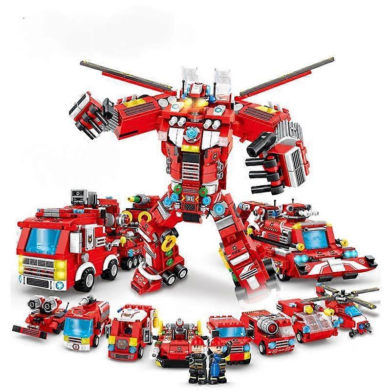 Building blocks boy city engineering car Lego puzzle for children assembled building block toys (35 changes for Fire God of War 633028.)