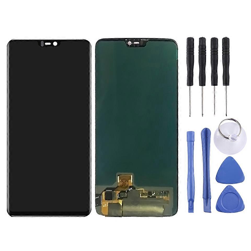 For OnePlus 6 with Digitizer Full Assembly LCD Screen (Black)