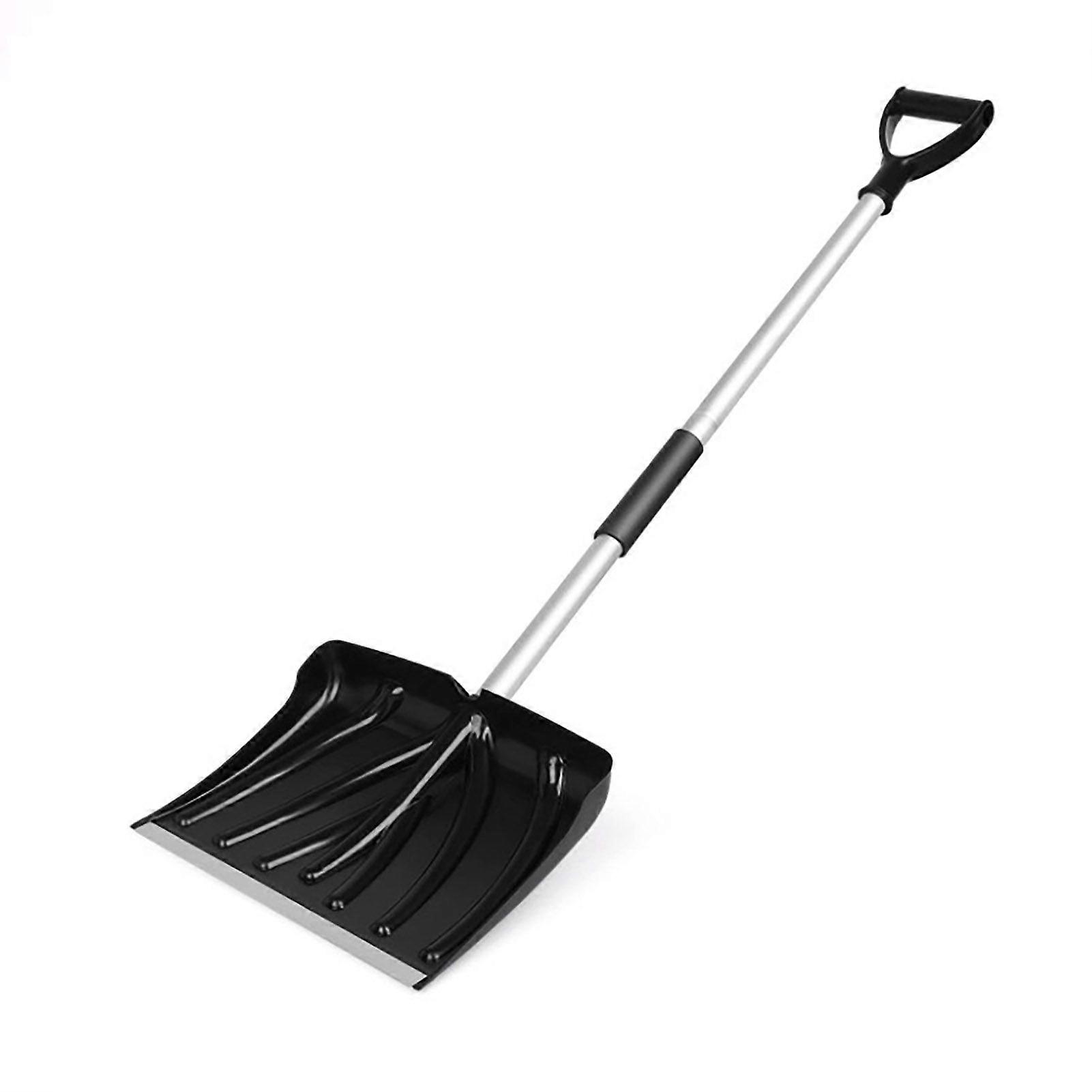 Snow Shovel Detachable Snow Removal Tool with Two-section Handle Large Capacity Easy Assembly Snow Shovel for Driveway Garden Camping