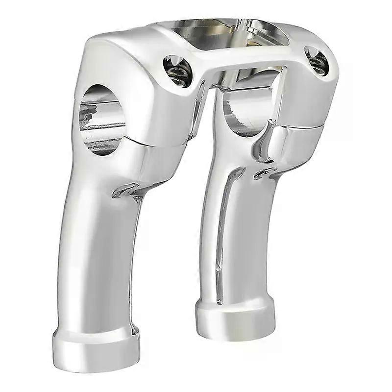4" Tall Handlebar Riser Clamp For Harley Softail Breakout Standard Street Bob FXBB FXDR FXBR 1.25" Bar