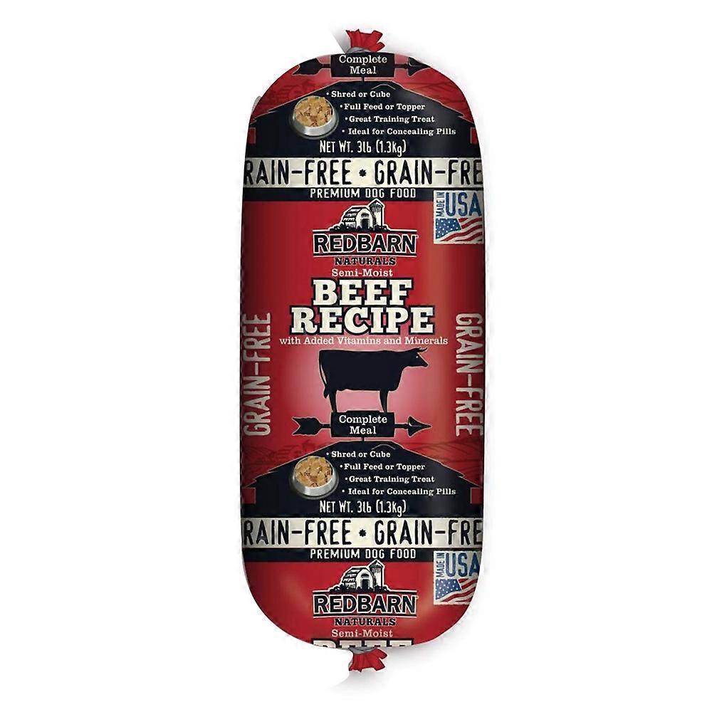Redbarn Pet Products 无谷物狗粮卷,牛肉,3 磅