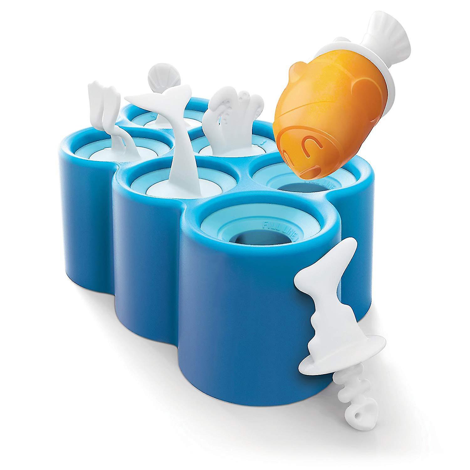 Pop Molds 6 Different Easy-release Silicone Popsicle Molds In One Tray