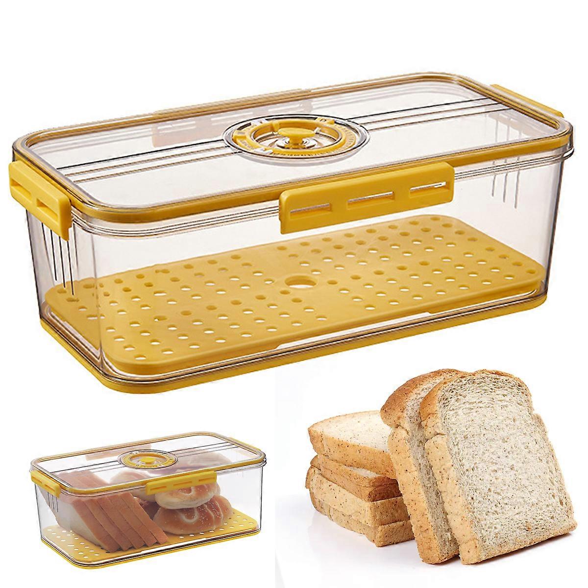 Airtight Bread Box, Storage Container, Time-Recording Bread Keeper