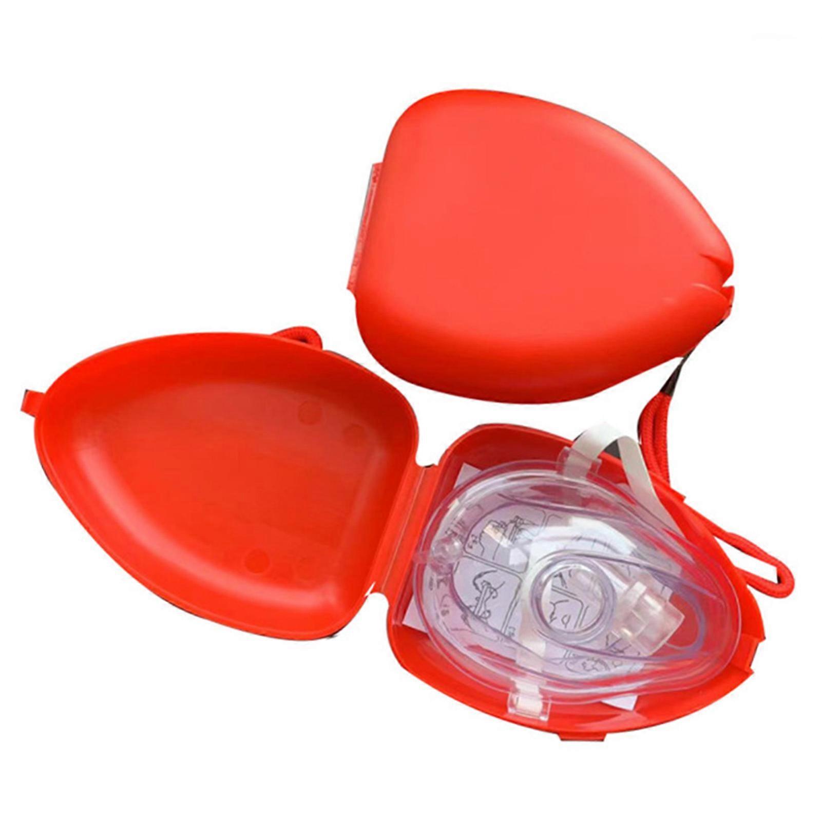 CPR Emergency Face Shield - Portable, Infection-Preventing First Aid Resuscitator Kit