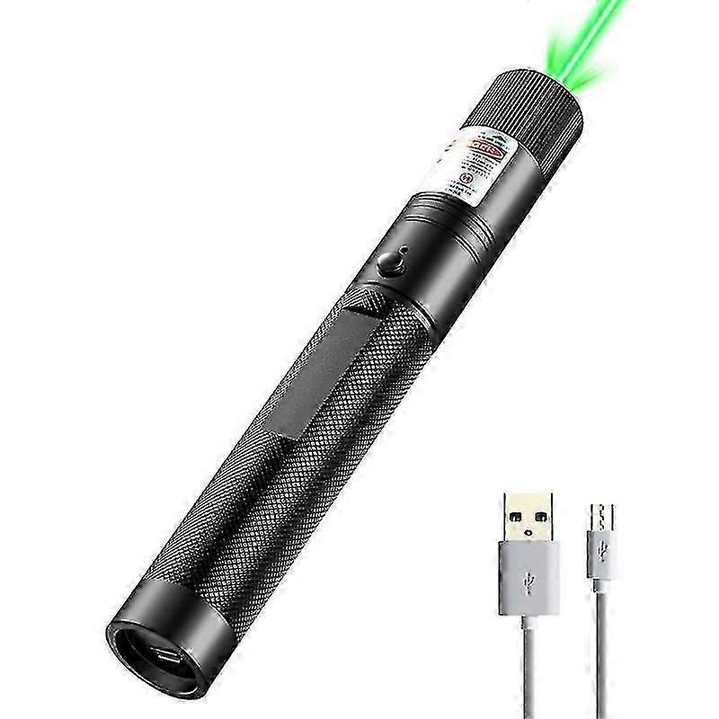 Usb Rechargeable Green Light Pointer High-power Presentation Projector Pen