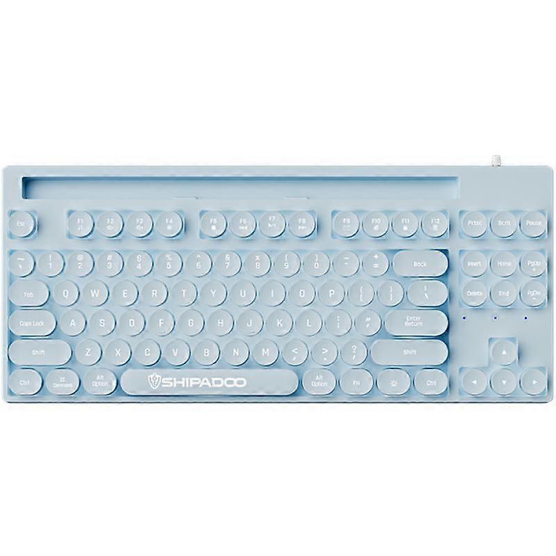 K87V2 Wired 87-key Mini Luminous Keyboard Waterproof Ergonomic Mechanical Keyboard