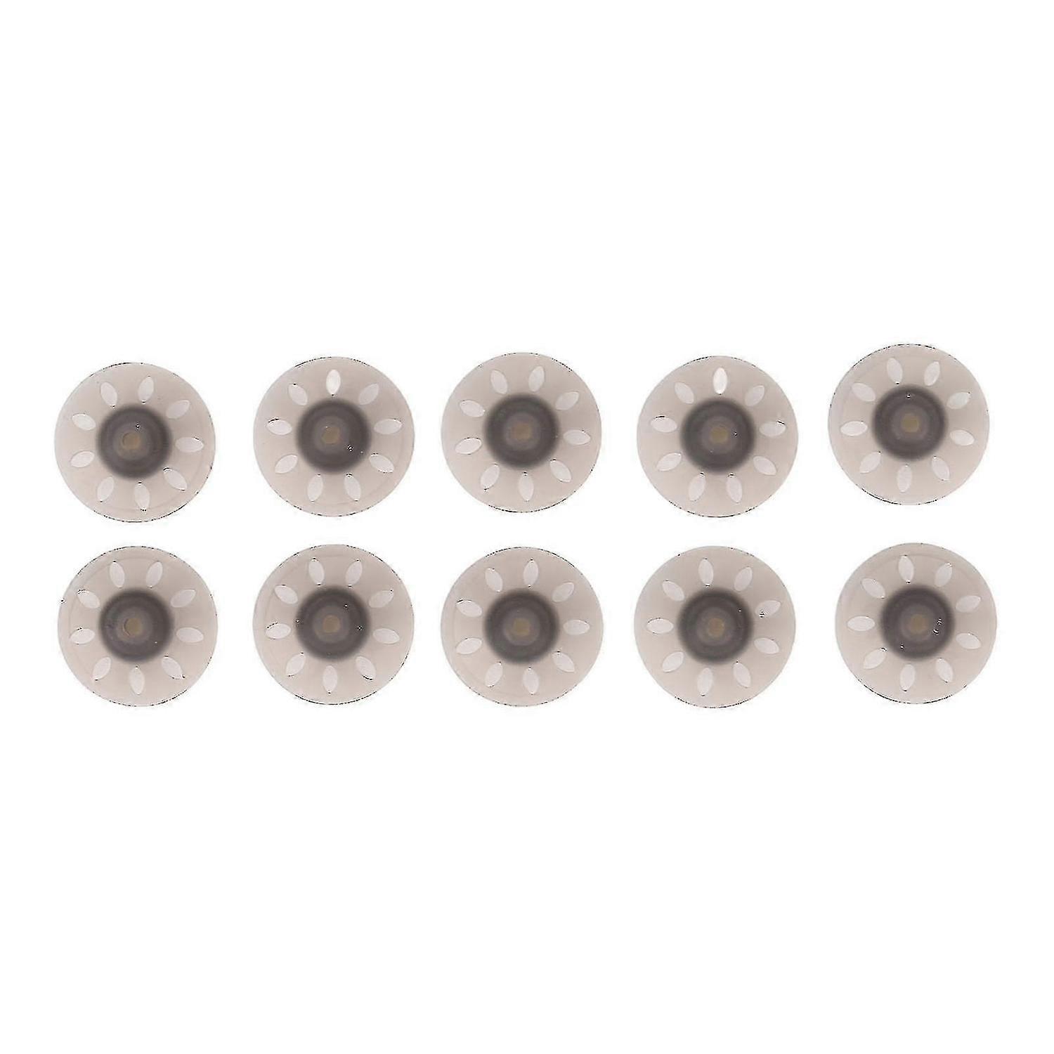 10pcs Hearing Device Domes Sound Amplifier Small Open Black Ear Tips Accessories For Phonak - MXBC