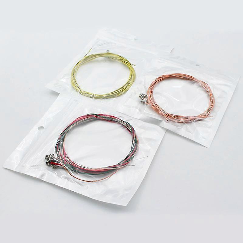 2 Sets Of 6 Guitar Steel String Compatible With Acoustic Guitar Changing Tool-