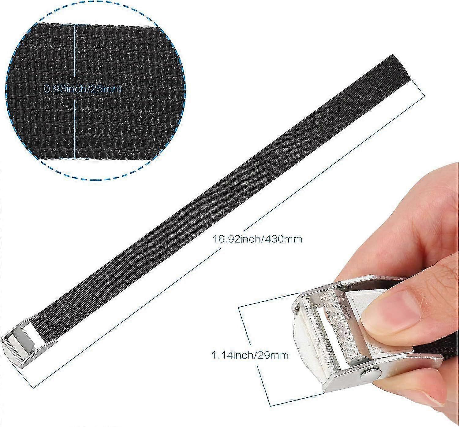 10PCS Short Ratchet Straps,Ratchet Tie Down Straps with Quick Release Cam