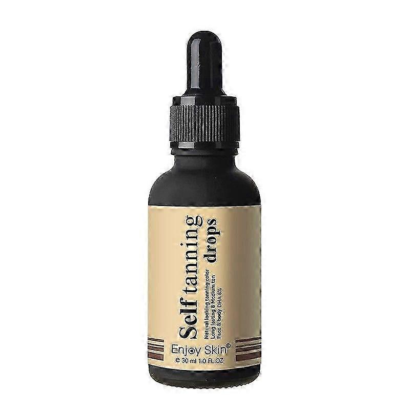 Self Tanning Drops, Self-Tanning Face Serum, Face Bronzing Drop, Self Tanning Lotion, Suitable for Most Skin Types, Natural Bronzer, 30 ml
