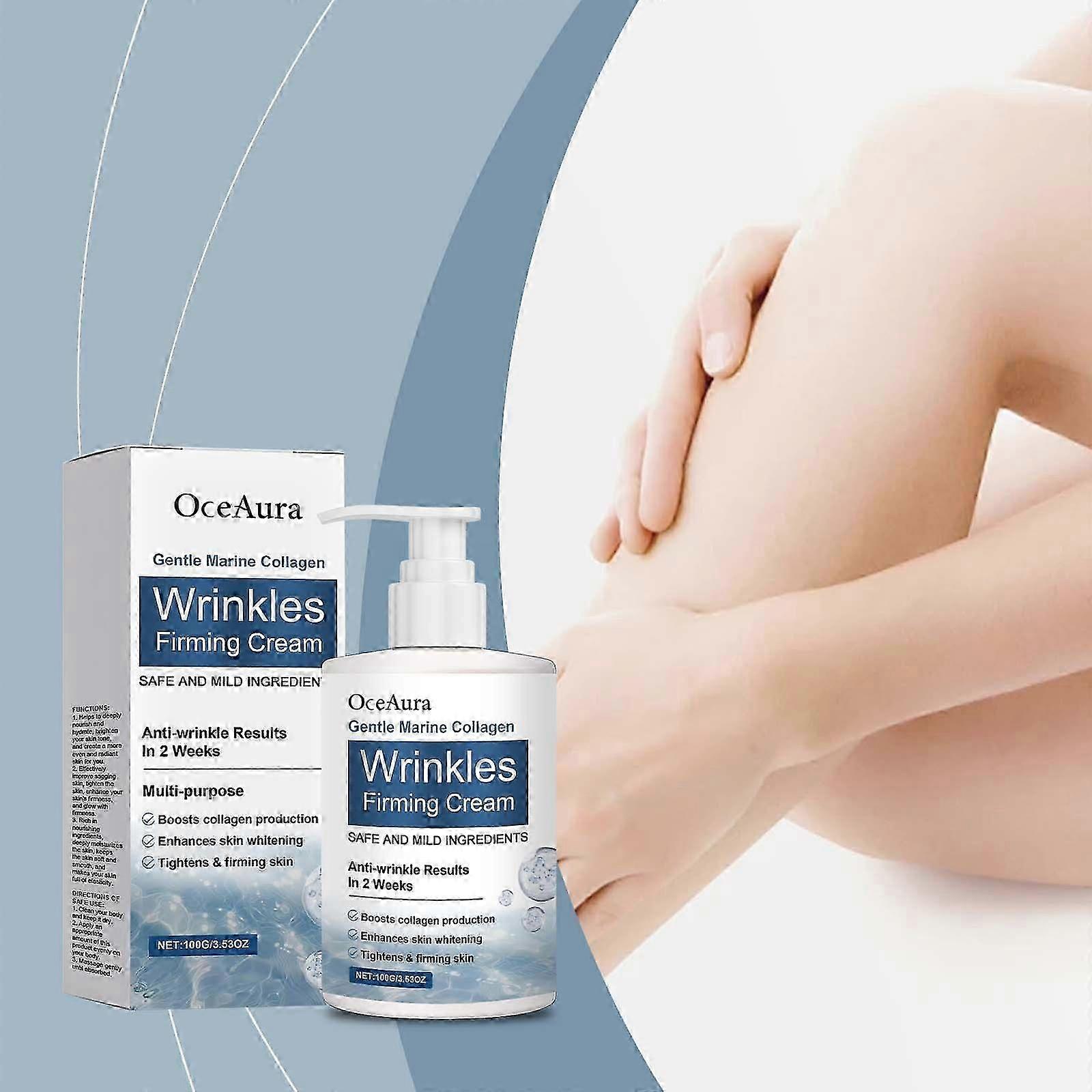 Luxurious Collagen Firming Cream, Collagen Anti-Wrinkle Firming Cream, Deep Moisturizing, Tightens and Smoothes Wrinkles