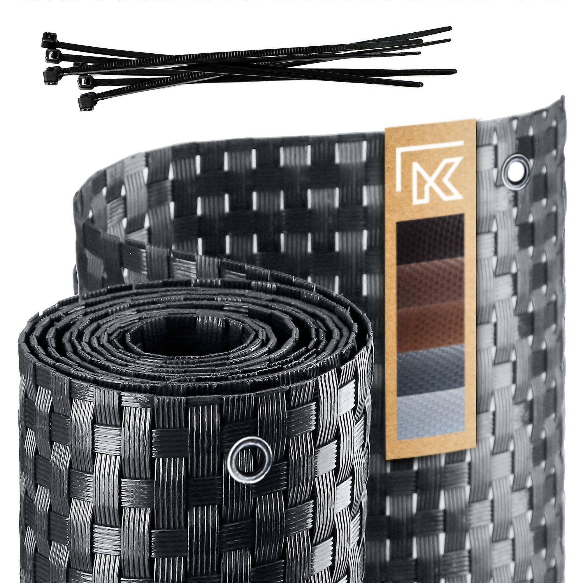 KADAX Husă de balcon Camuflaj Umbrire Techno Rattan Mat 0.9x6m