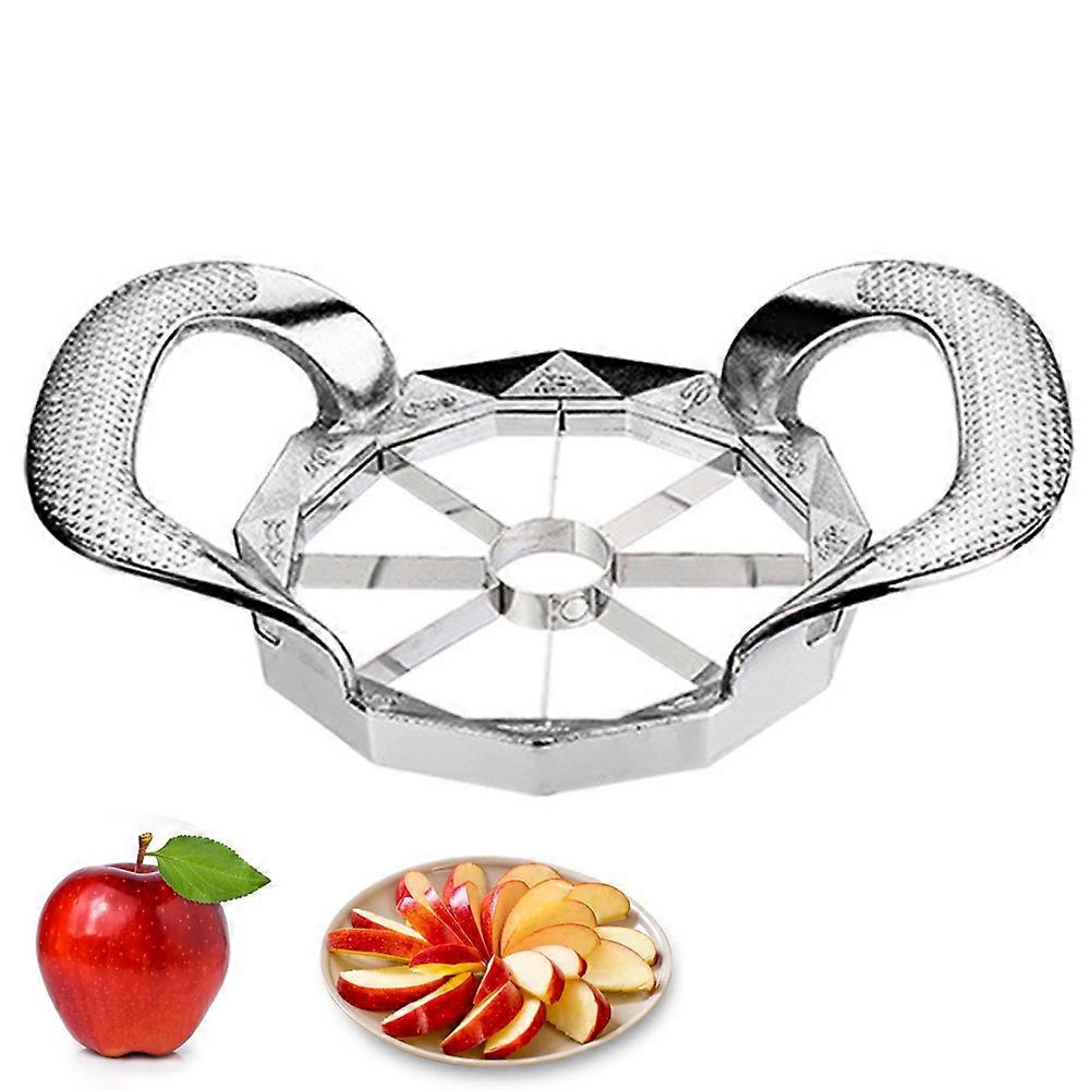 Apple Slicer 8 Slices, 8-Blade Apple Cutter, Stainless Steel Apple Corer, Fruit Cutter, Apple Corer and Slicer