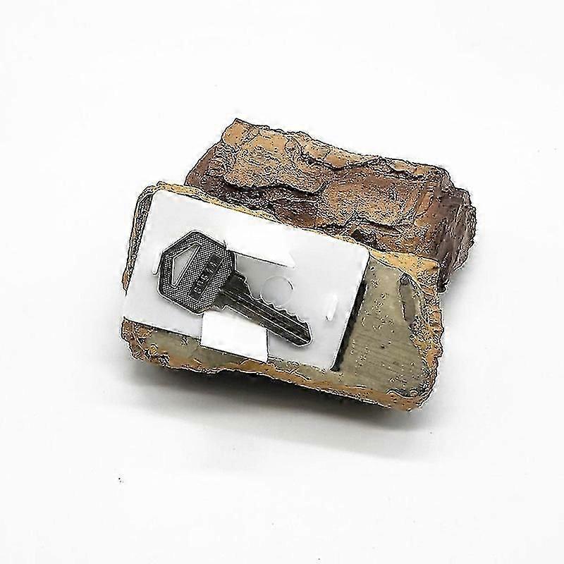 Imitation Stone with Secret Compartment - Artificial Rock for Geocaching - Stone Look Key Hideout - Stone Dummy Boris