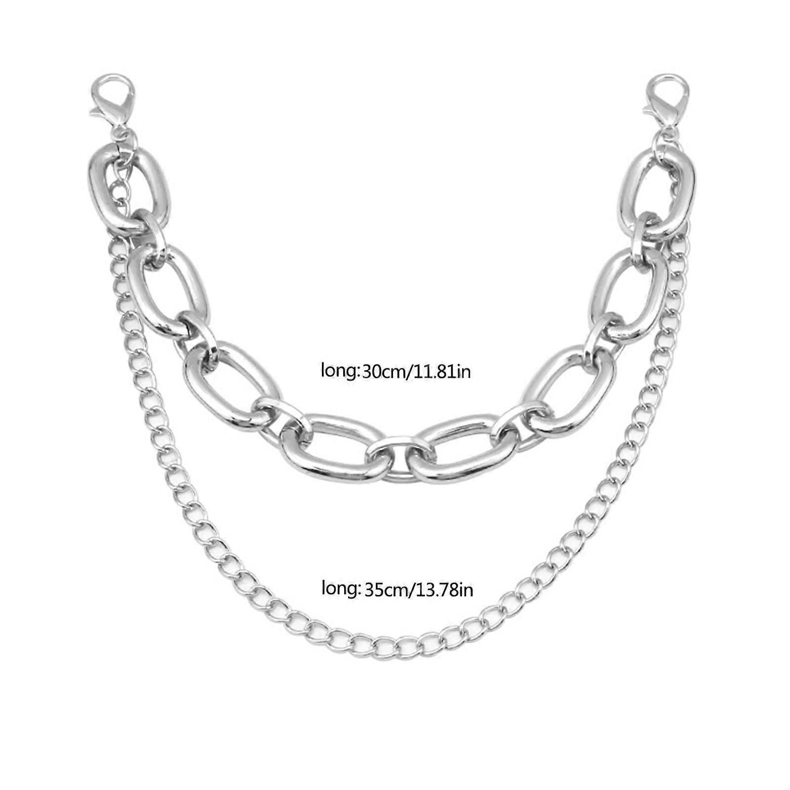 XBOKA Chaîne De Bottes Délicate Punk - Bracelet Unisexe Pour Pantalon - Pour Un Usage Quotidien Et Une Fête