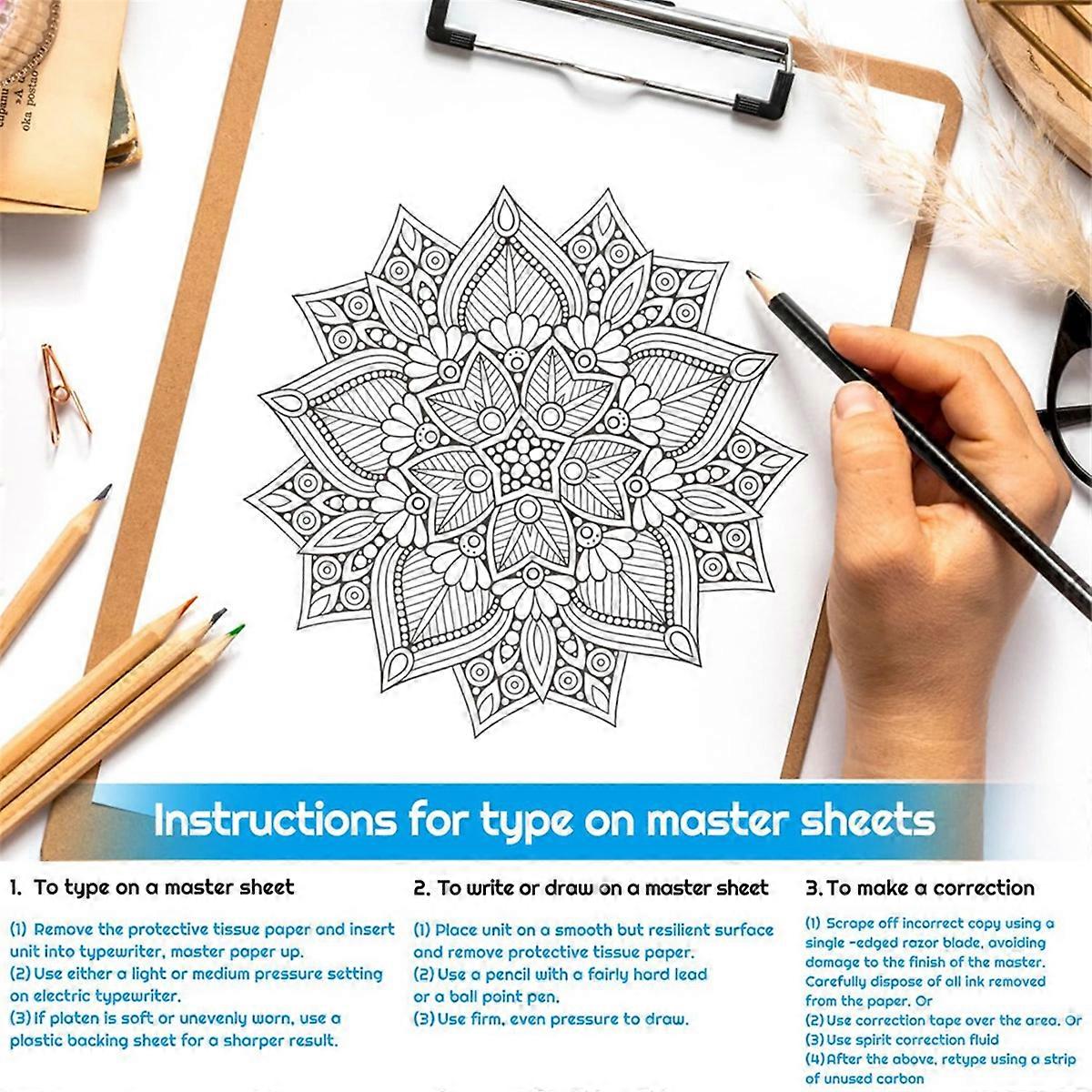 , 35 Sheets Stencil Transfer Paper For Tattooing