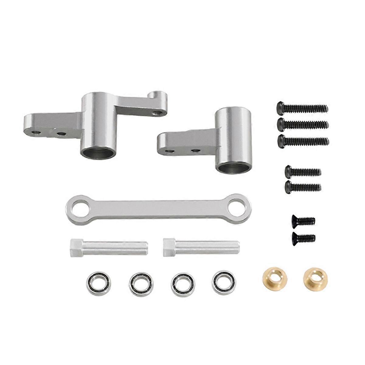 Steering assembly shaft Kit For MJXHyper Go 14209 1/14 RC Car Silver