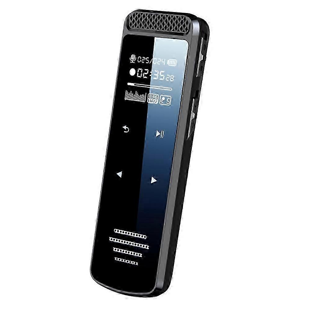 8GB Touch Screen Audio Recorder with One-Tap Voice Recording and MP3 Playback